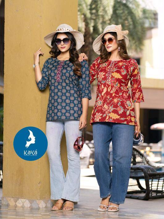 Kaya litika short top Kurti wholesale price online